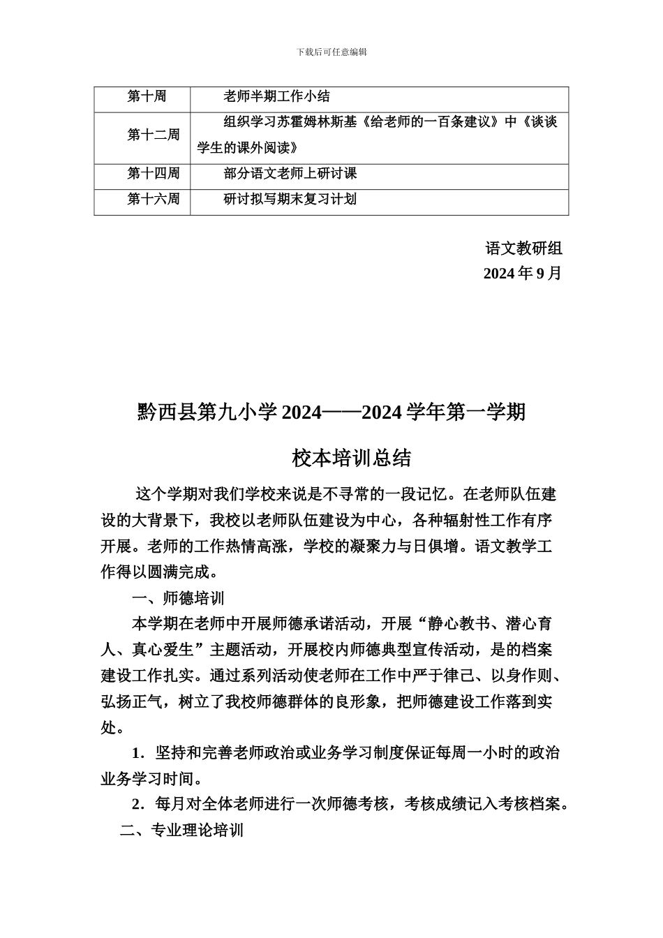 2024校本培训计划及总结_第3页