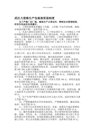 2024生产车间奖惩制度