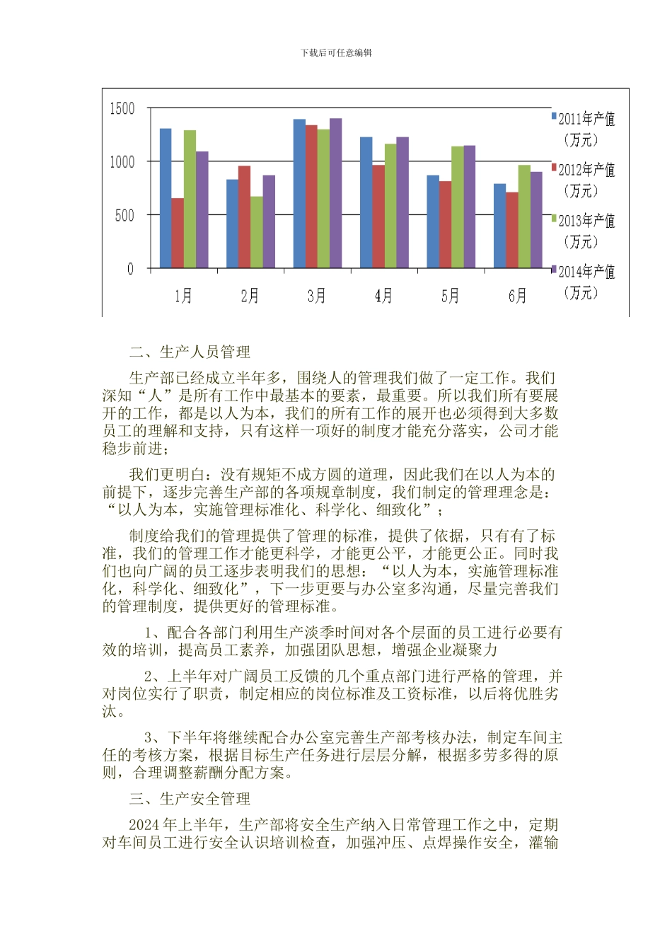 2024生产部年中工作总结_第3页