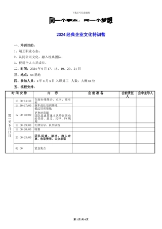 2024经典企业文化特训营