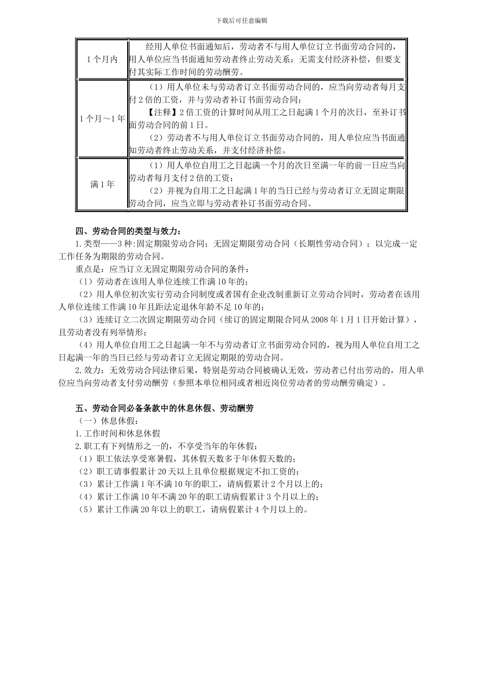 2024经济法基础-第二章-劳动合同法律制度【习题-解析】_第2页