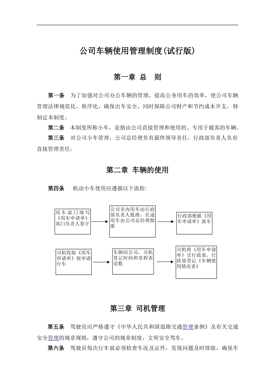 2024车辆使用管理制度_第1页