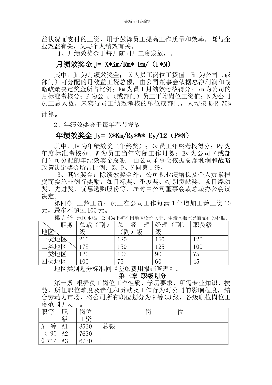 203-3-2024-某集团薪酬管理制度_第2页