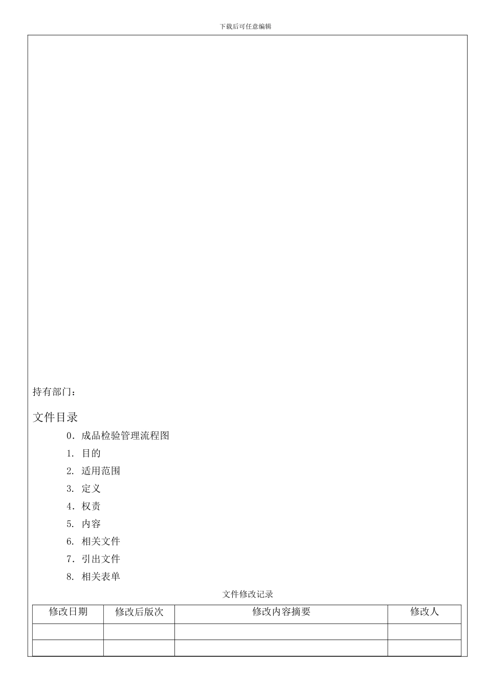 23--HH-2-09-23--A0-成品检验管理程序2024.3.10_第1页