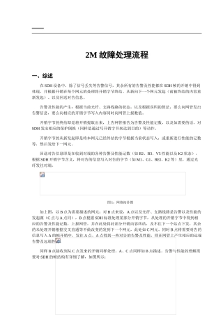 2M电路故障处理流程