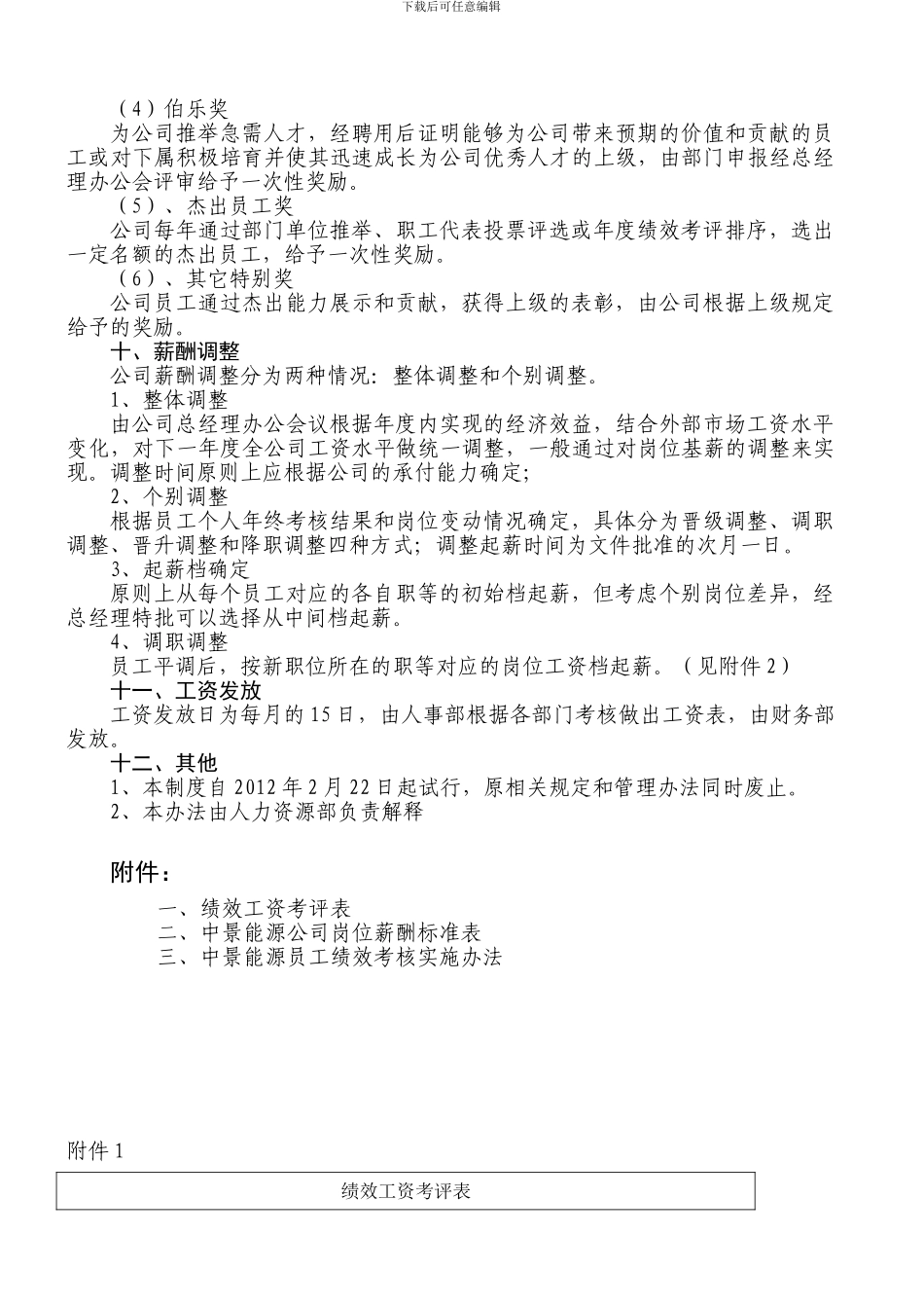 2中景能源薪酬设计方案_第3页