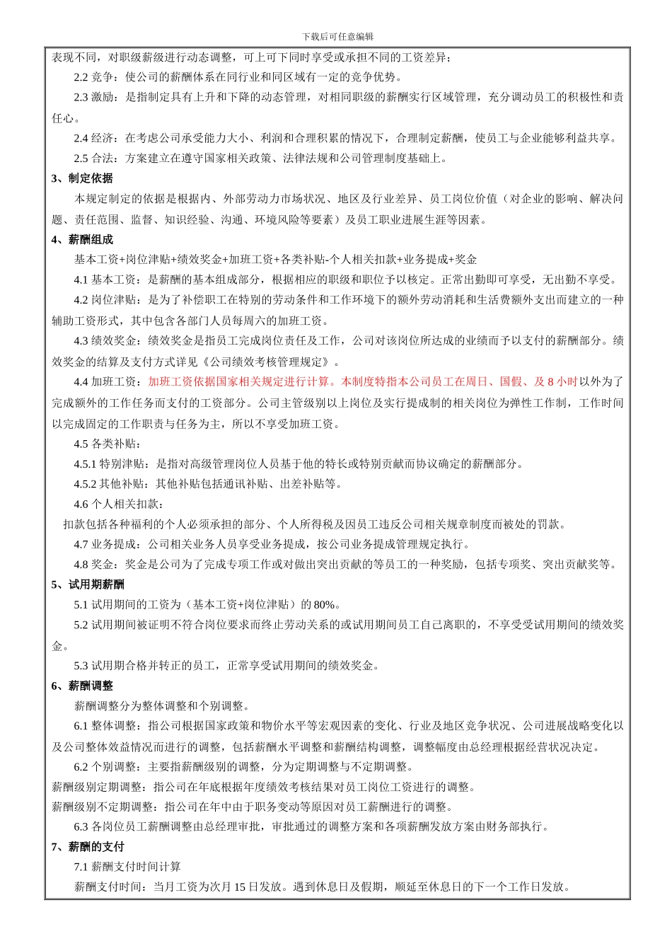 3------薪酬管理制度-_第2页