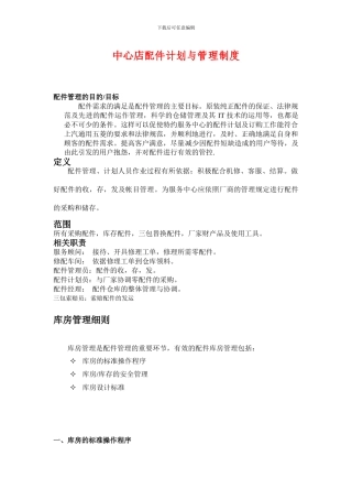 3-6配件管理制度