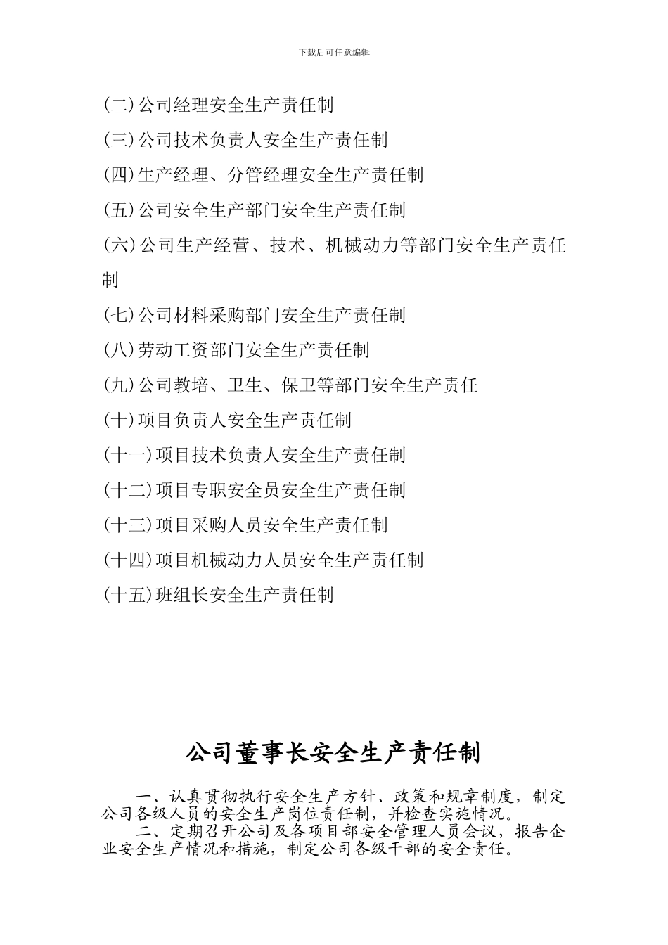 3.各级安全生产责任制和安全生产规章制度目录及文件-操作规程目录_第3页