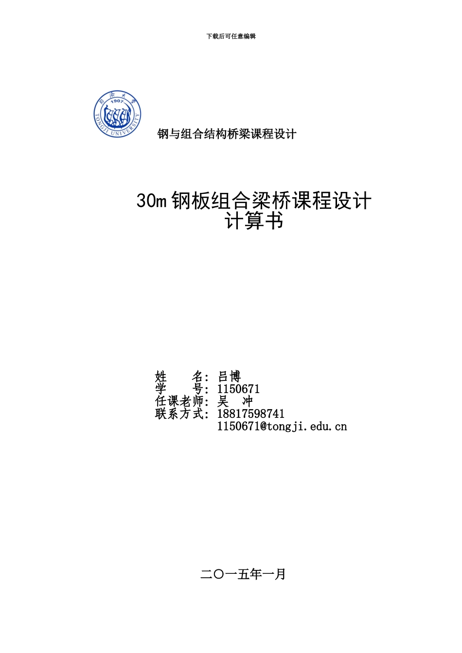 30m钢板组合梁计算书_第2页