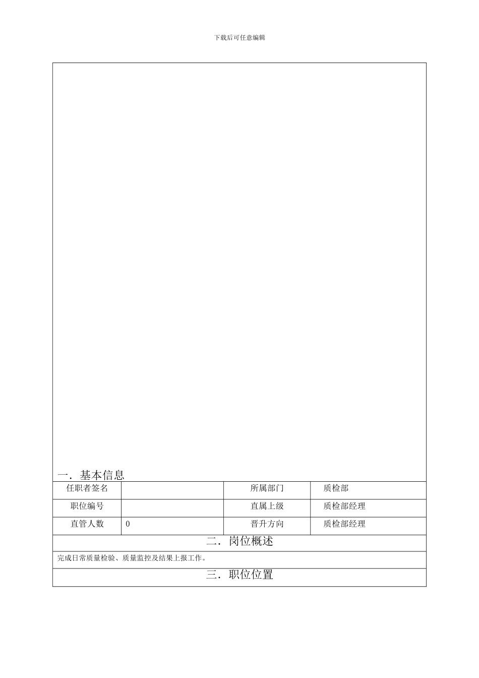 31成品检验员岗位职责范本_第1页
