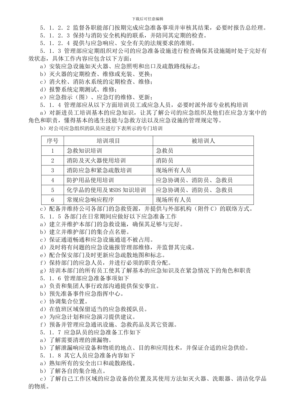 33-应急准备与响应控制程序_第2页