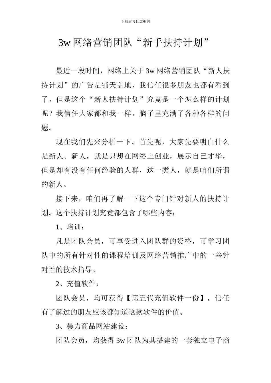 3w网络营销团队_第1页