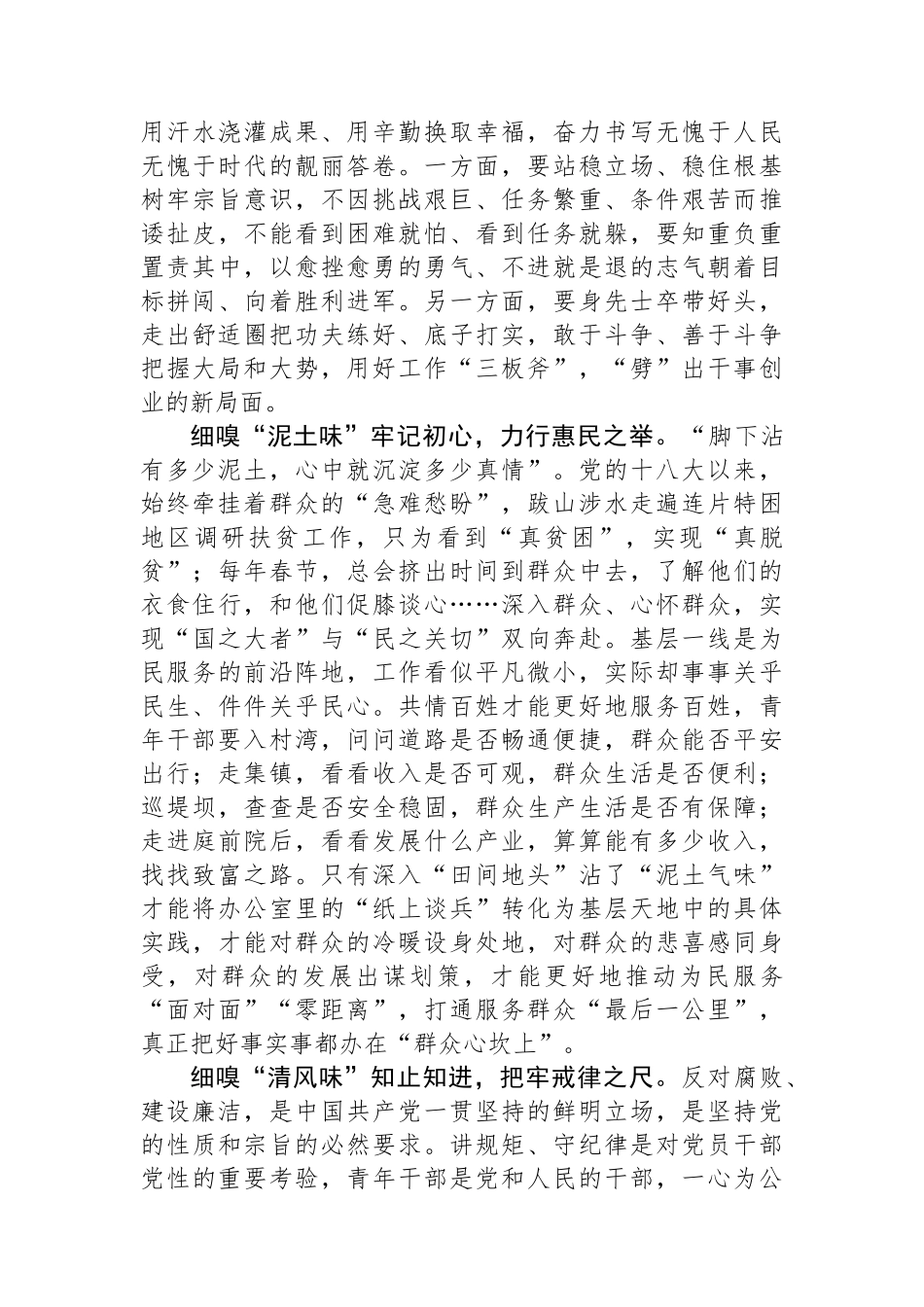 在2024年局机关青年干部座谈会上的发言_第2页
