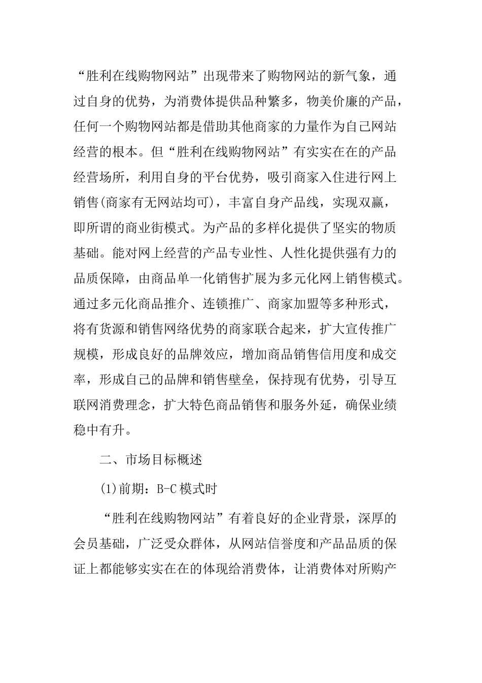 B2B、B2C电子商务网站策划书_第3页