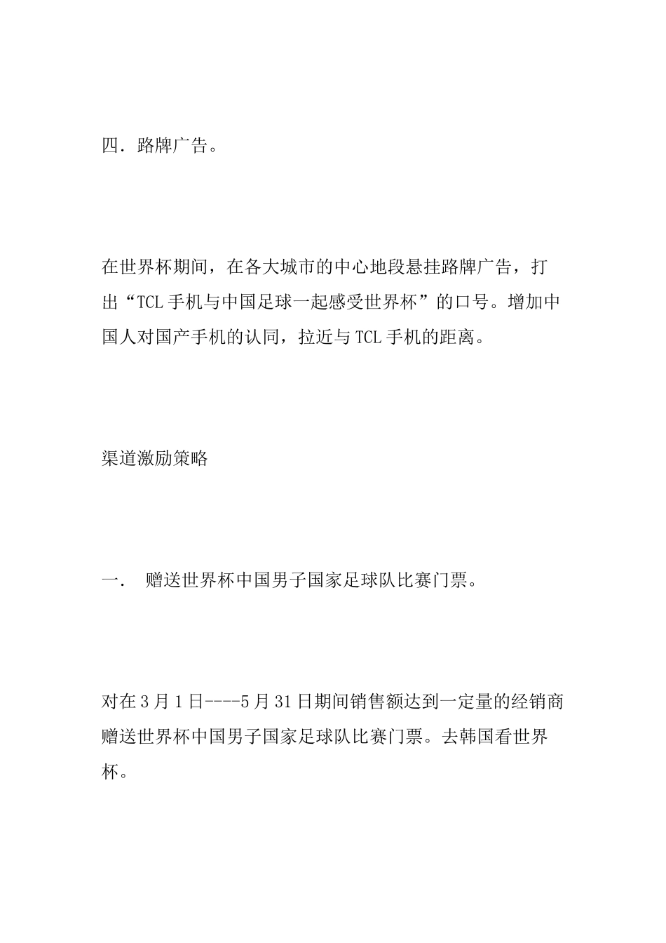 TCL手机世界杯促销活动大行动_第3页