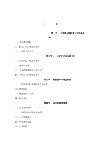 XXXX计算机信息技术有限公司商业计划书