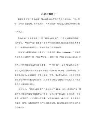 环姐招商手册