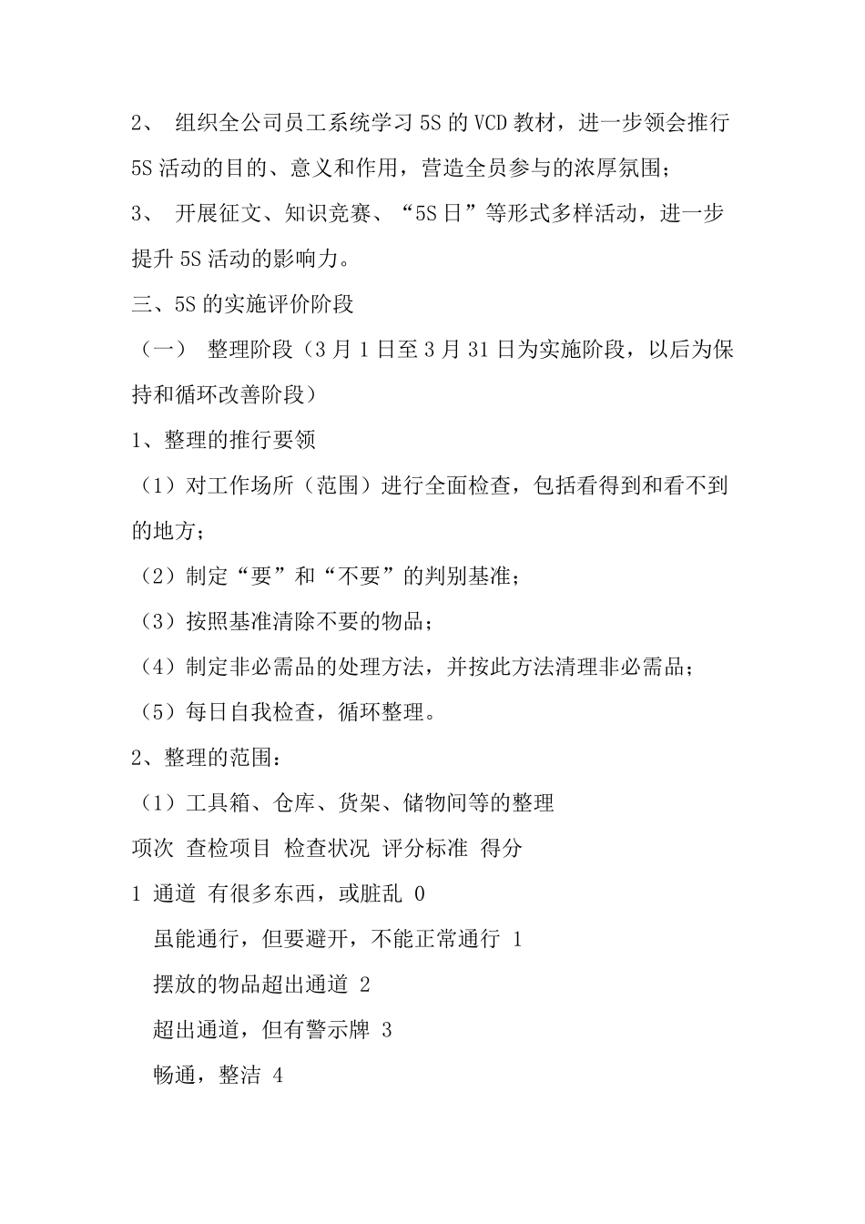 工厂5S管理实施方案_第2页