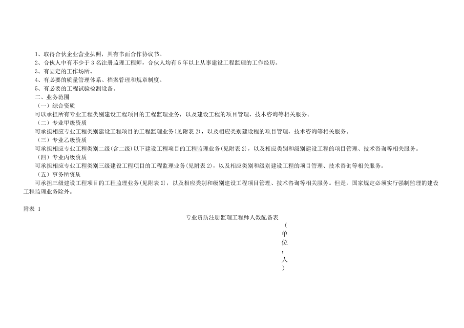 工程监理企业资质标准最新版_第3页