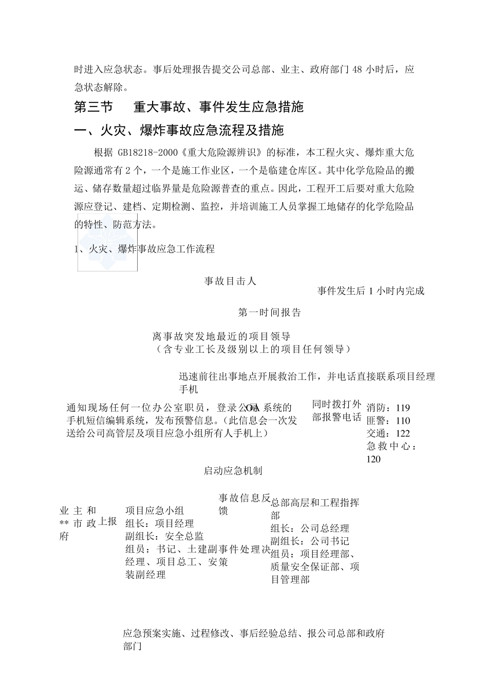 工程紧急情况应急处理措施_secret_第3页