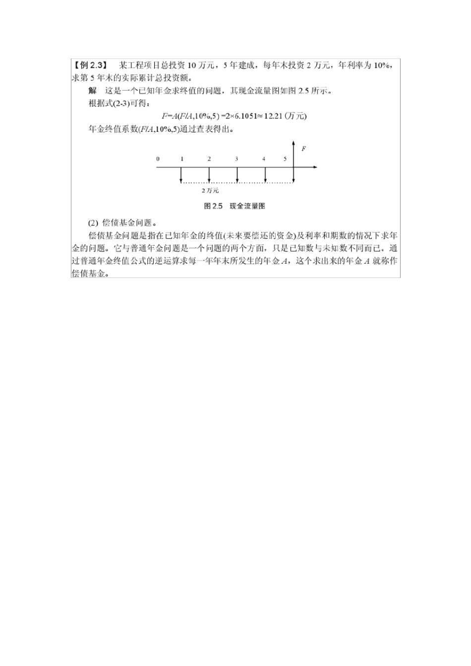 工程经济学计算题复习资料_第3页