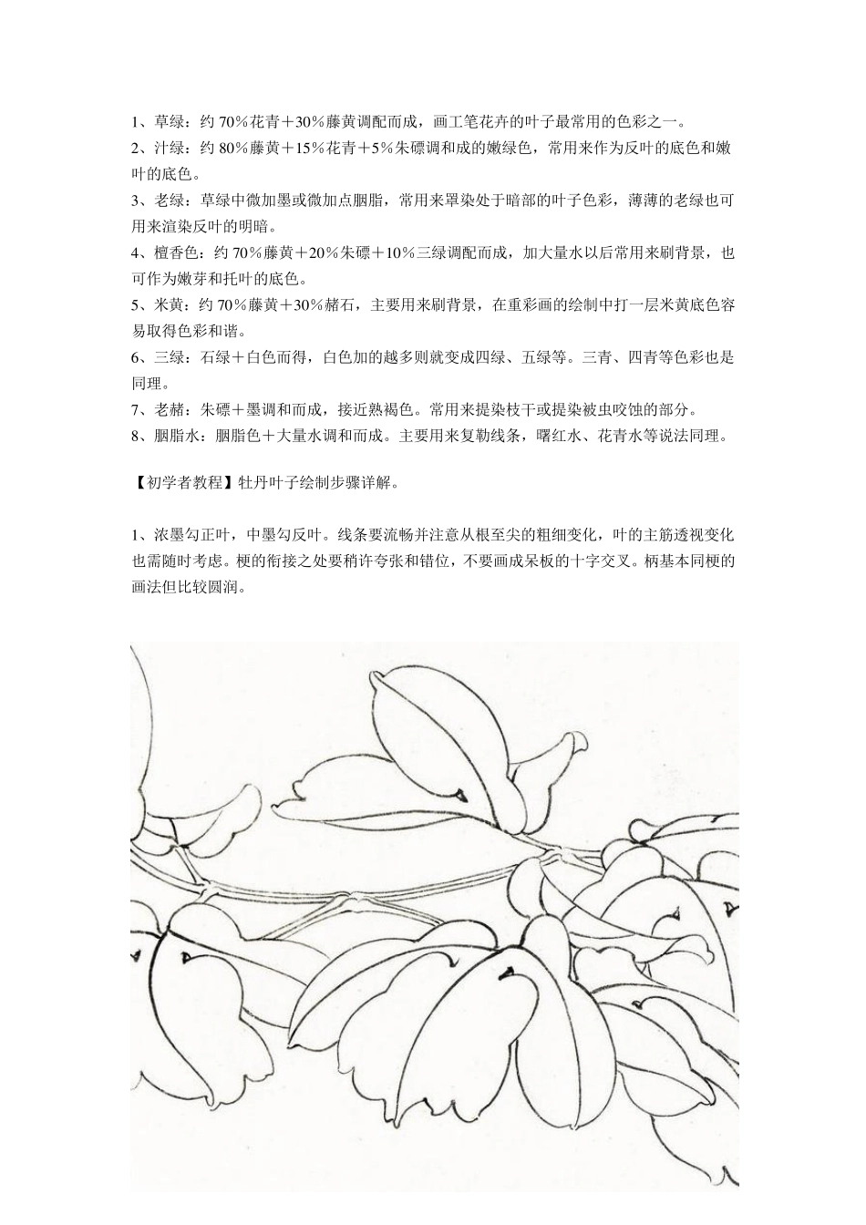 工笔牡丹教程_第3页