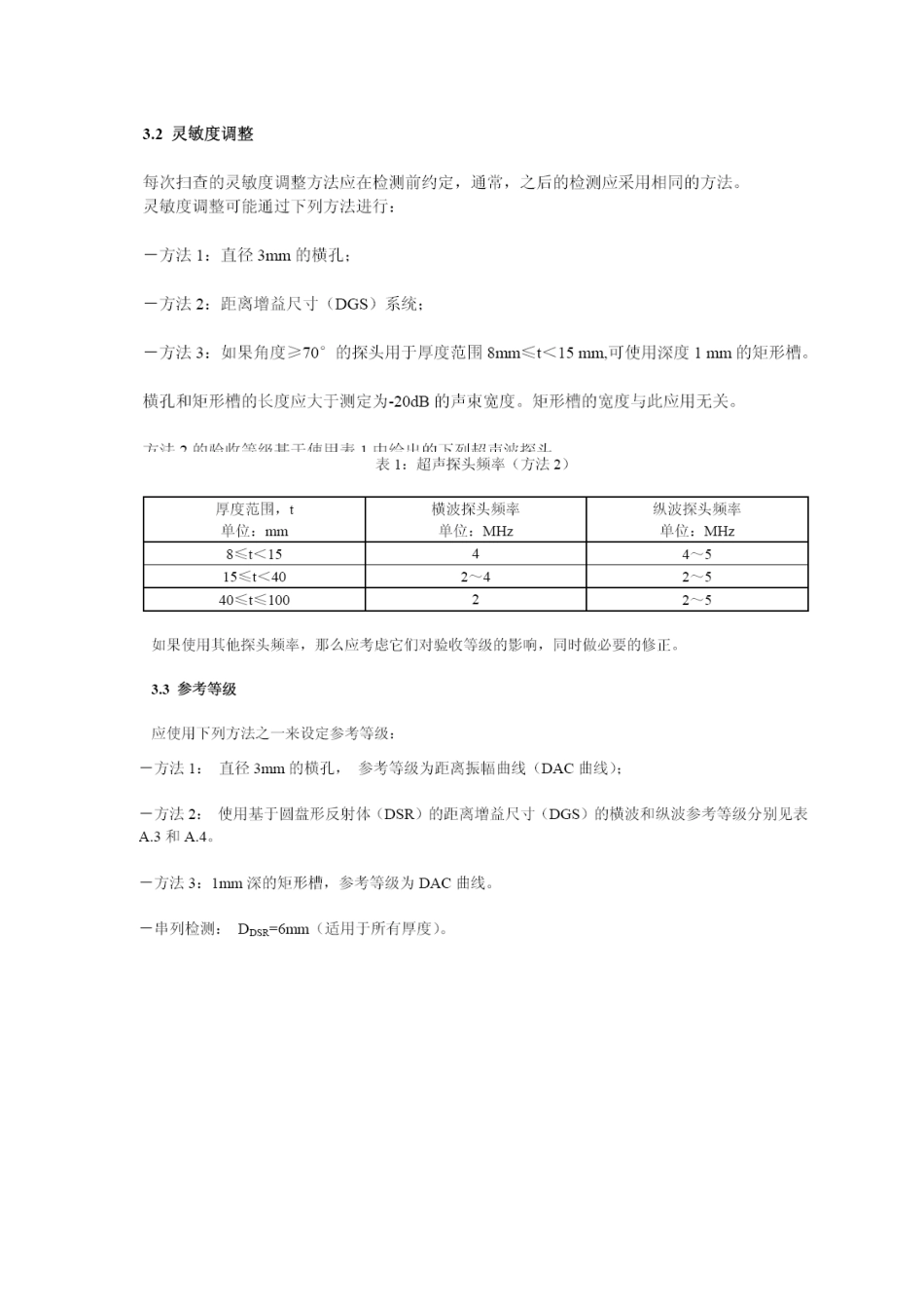 已整理EN171297焊缝超声检测验收等级中文版_第2页
