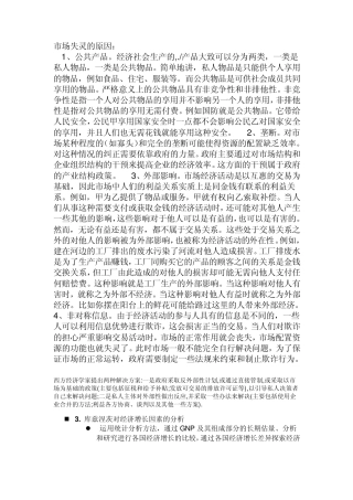 市场失灵的原因