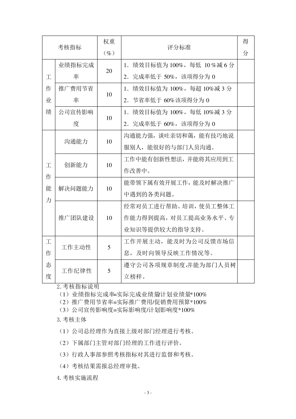 市场推广人员管理制度_第3页
