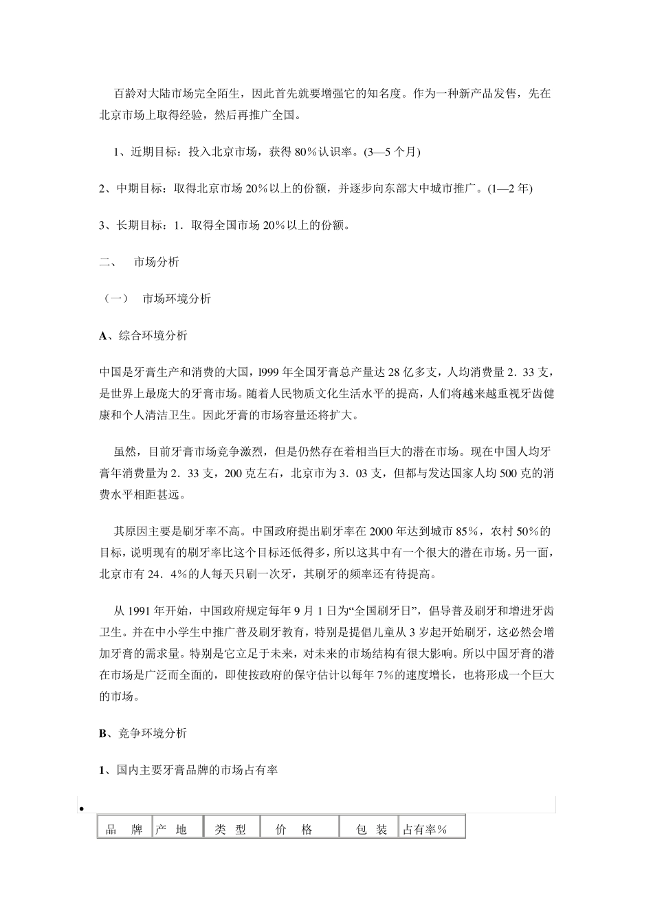 市场推广计划书范文_第2页