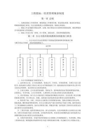市场经营部制度