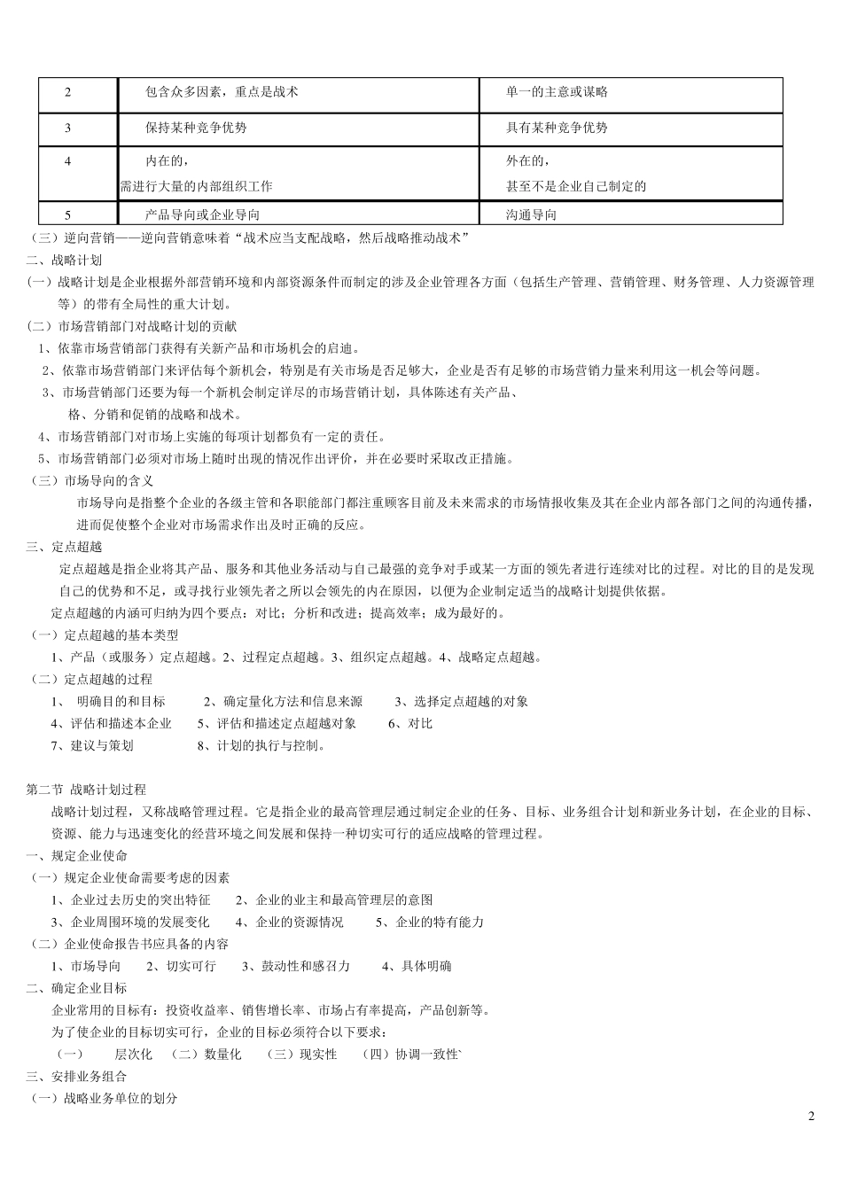 市场营销学知识点全面总结_第2页