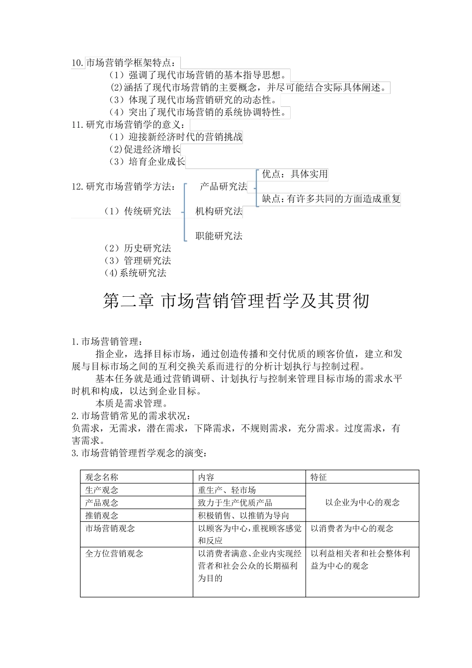 市场营销学第五版重点归纳_第2页