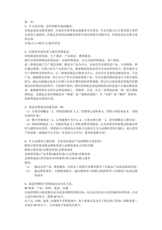 市场营销总结