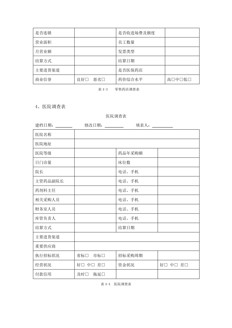 市场调查常用的表格_第3页