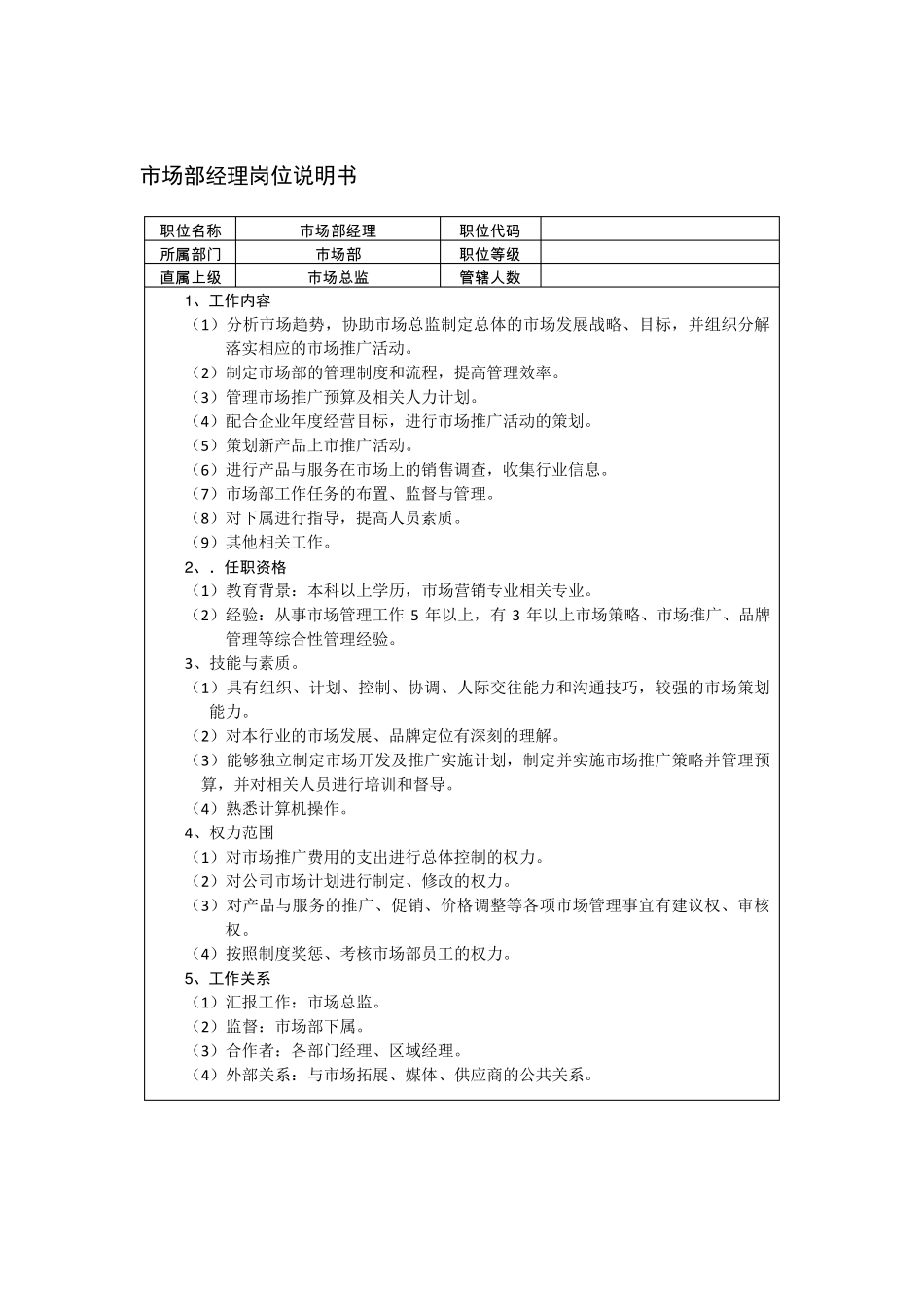 市场部组织结构_第3页
