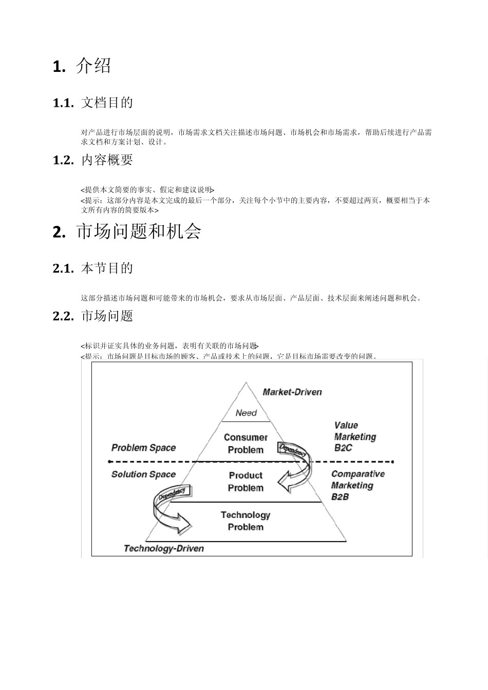 市场需求文档模板_第2页
