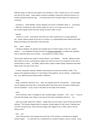 布料术语英文翻译