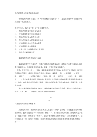 帝纳波利黄金率交易法基础内容