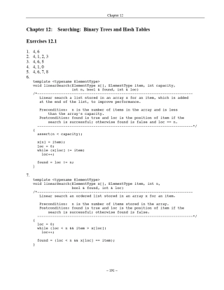 数据结构与算法分析第12章答案LarryNyhoff清华大学出版社