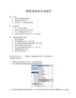 数据透视表EXCEL2003版