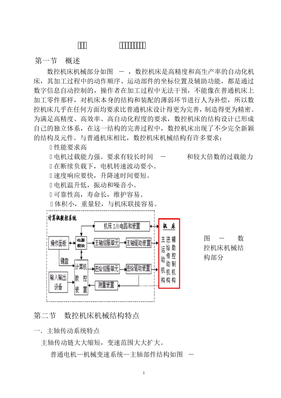 数控机床机械结构_第1页