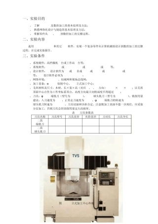 数控自动编程Mastercam实例