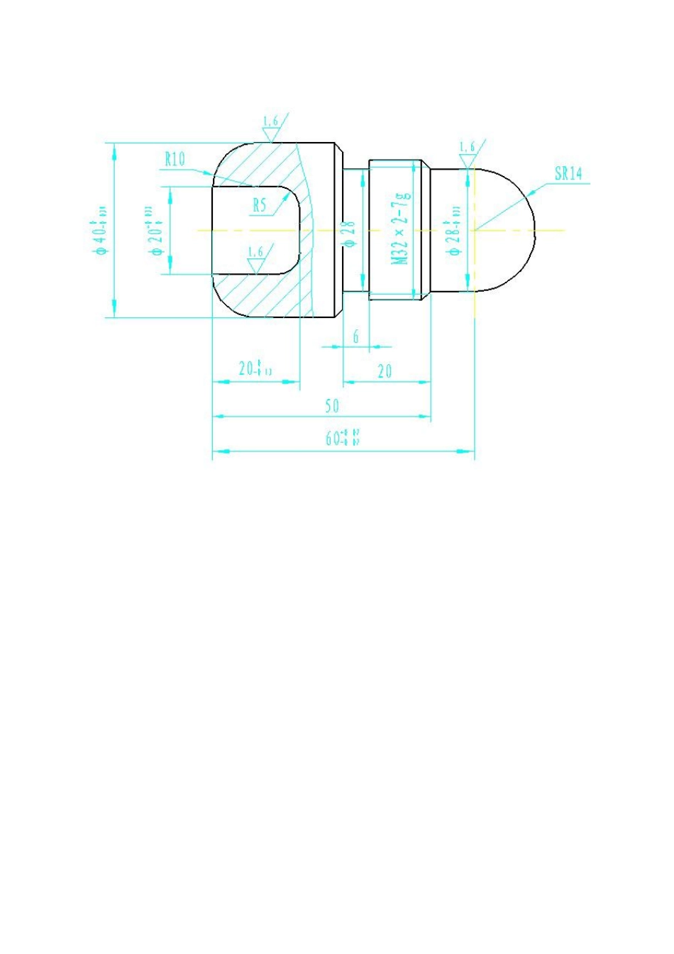 数控车高级工实操图纸_第3页