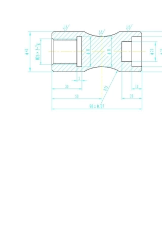 数控车高级工实操图纸
