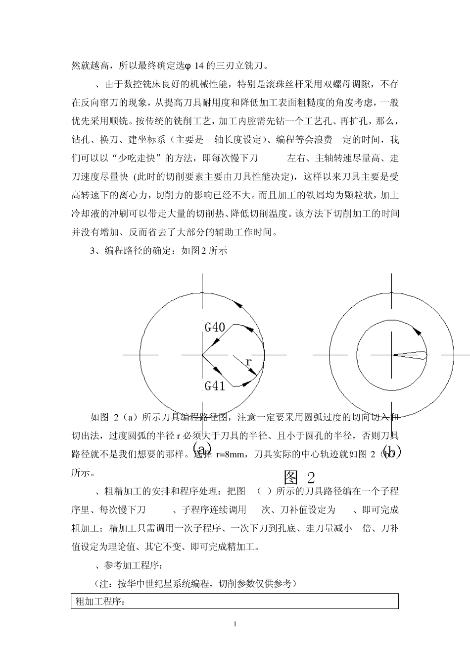 数控铣削加工中刀具半径补偿的应用技巧_第2页