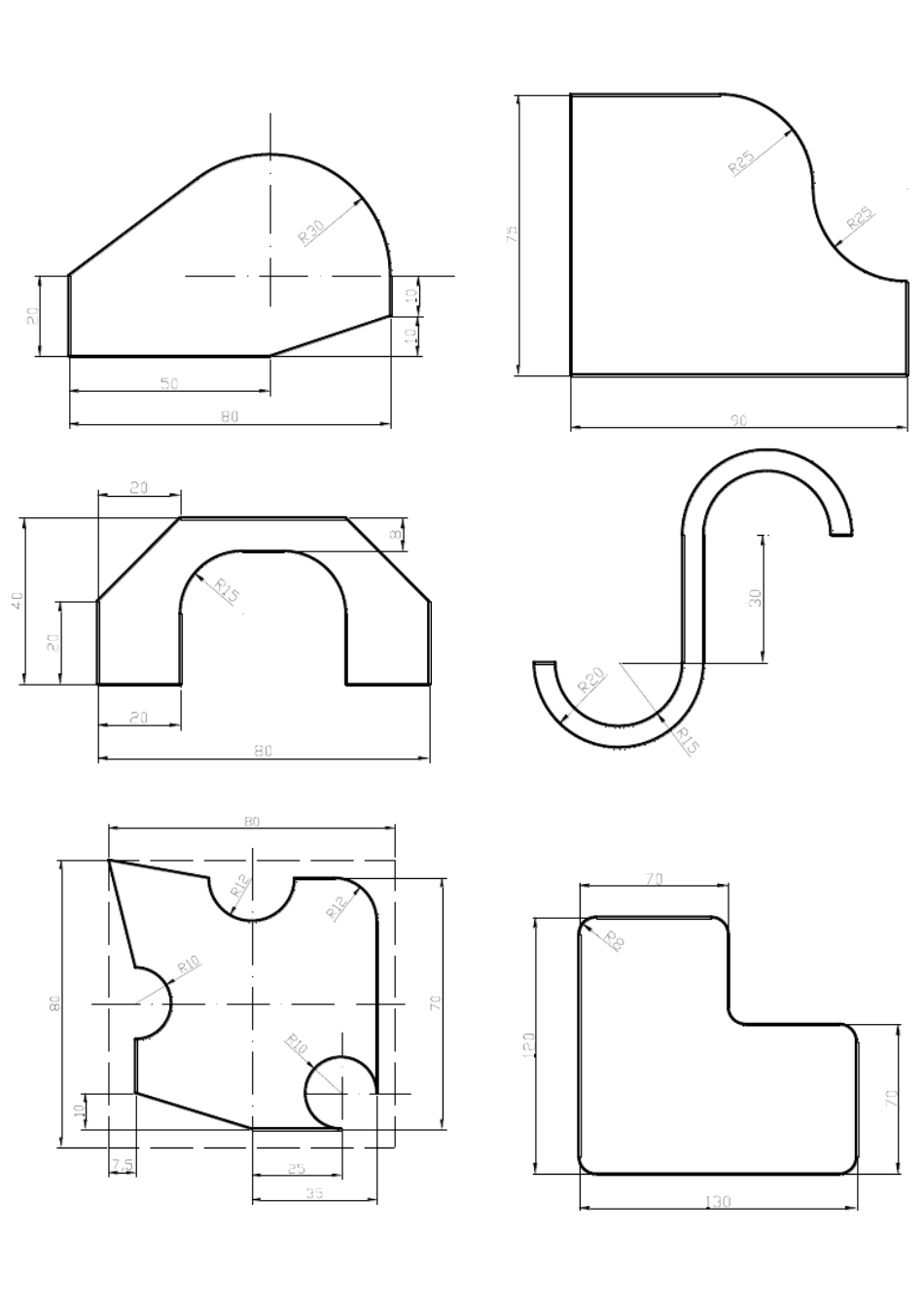 数控铣图纸初级_第1页