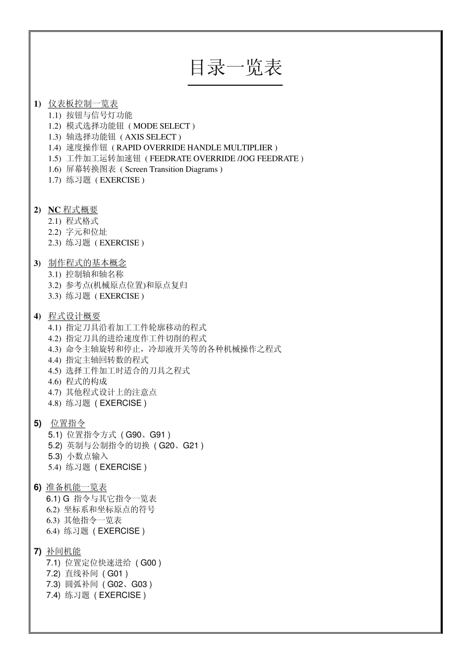 数控铣床培训手册_第3页