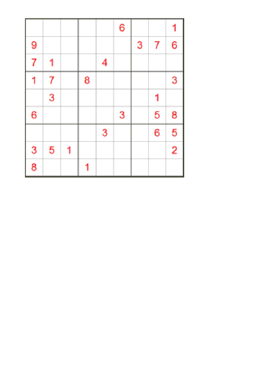 数独游戏题目简单_第1页